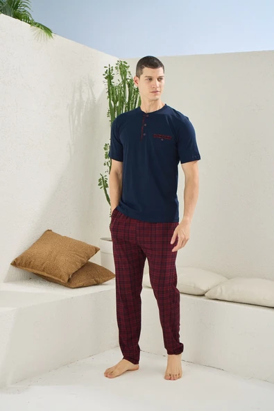 Kocabey 2118 Midi Yaka Pijama Takım ürün görseli 1