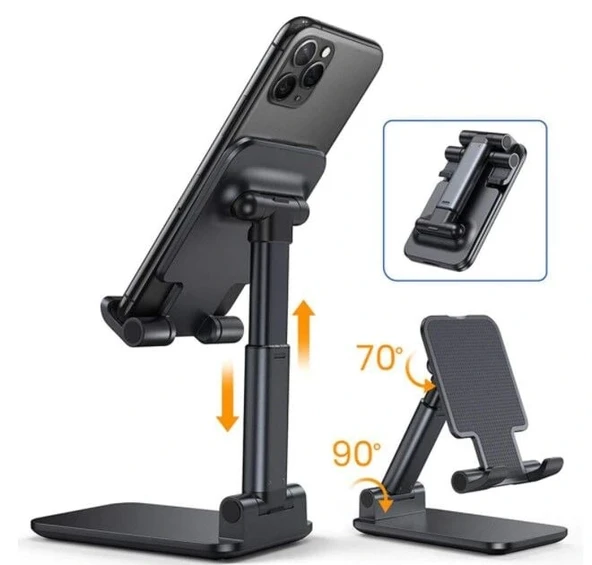 Katlanabilir Masaüstü Telefon Tutucu Stand CM-280 - Resim 2