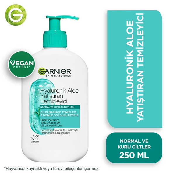 Garnier Hyaluronik Aloe 250 ml Yüz Temizleme Jeli ürün görseli 1
