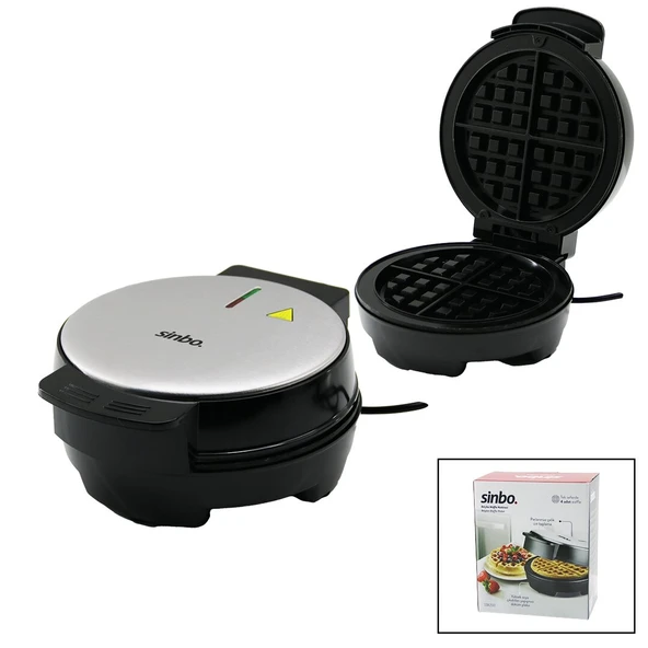 Sinbo Belçika Waffle Makinesi - 4 Waffle Kapasiteli - Yapışmaz Plaka ürün görseli 1