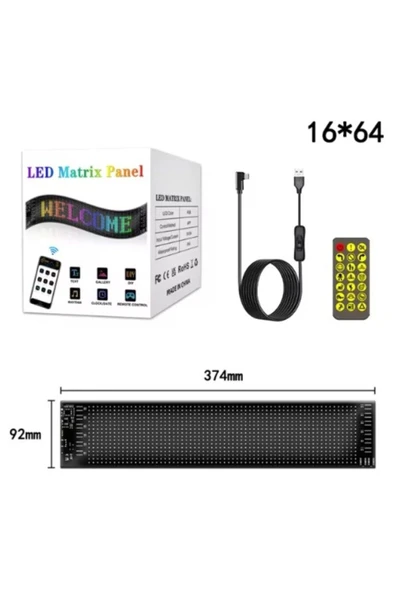 Led Işık - Renk: Siyah | Teknik Özellikleri ve Kullanım Ayrıntıları Açıklamada Belirtilen Ürün ürün görseli 1