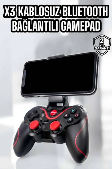 X3 Gamepad Oyun Kolu Bluetooth Bağlantılı Gamestick Android Uyumlu ürün görseli 1