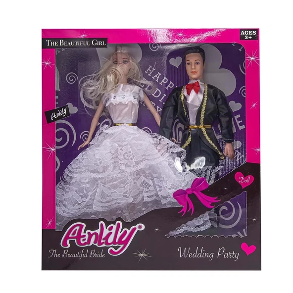 Anlily Gelin ve Damat Bebekler -OYD-02264 ürün görseli 1