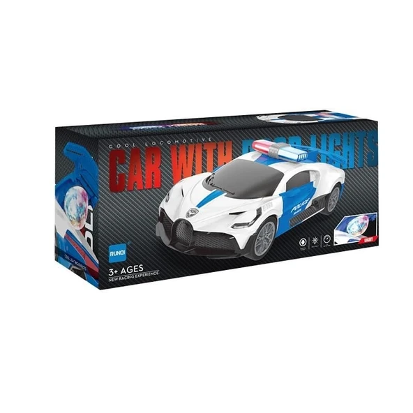 RS-9036C KUT.IŞIK.MÜZİK BUGATTİ POLİS ARABASI -ZRV ürün görseli 1