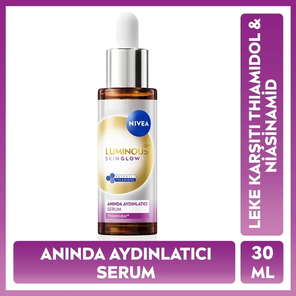 Nivea Luminous630 Skin Glow Anında Aydınlatıcı 30 ml Yüz Serumu ürün görseli 1