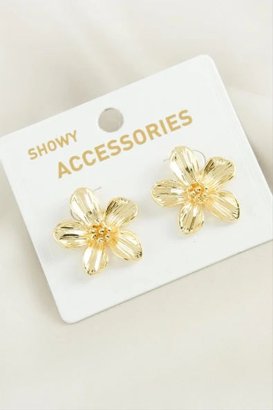 Orkide Trend Metal Küpe ürün görseli 1