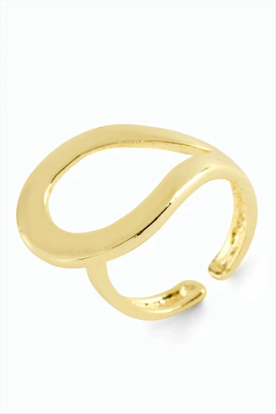 Oval Metal Yüzük ürün görseli 1