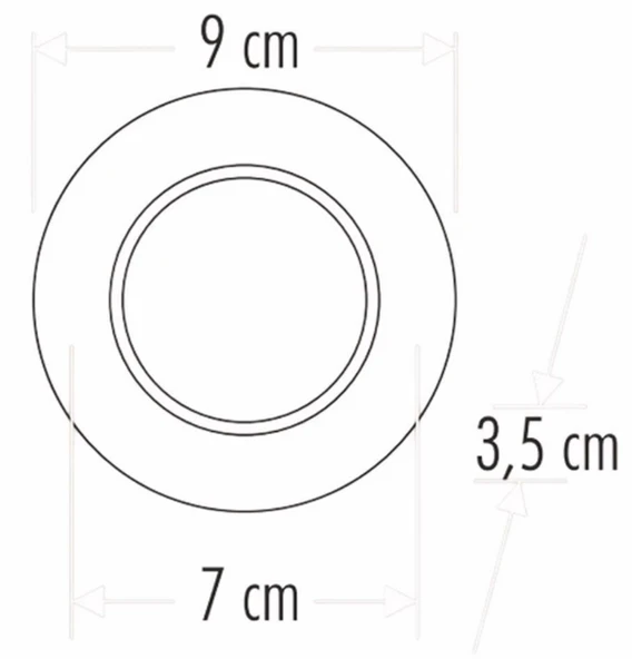 CATA CT 5260 8W Başak Led Spot 3 Renkli - Resim 2