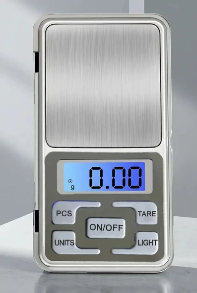 500 gr 0.01 gr Hassas Kuyumcu Terazisi Dijital Eczane Tartısı LCD Ölçüm Cihazı Cep Tipi ürün görseli 1