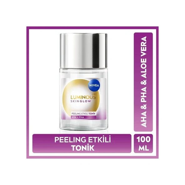 Nivea Luminous630 Skin Glow Parlaklık Veren Peeling Etkili 100 ml Tonik ürün görseli 1