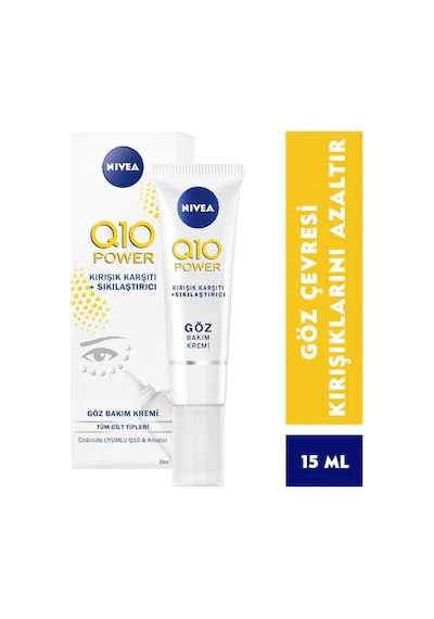 Nivea Q10 Power Plus Kırışık Karşıtı Göz Çevresi Kremi 15 ml ürün görseli 1