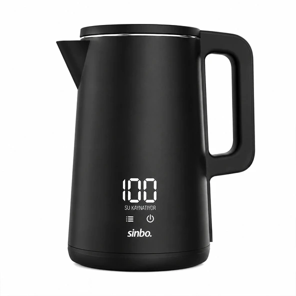 Sinbo 1.8 Litre Dijital Kettle - Dokunmatik Ekranlı - Akıllı Su Isıtıcısı ürün görseli 1