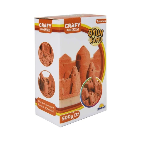 S00002239 OYUN KUMU 500GR.TURUNCU-SUN ürün görseli 1