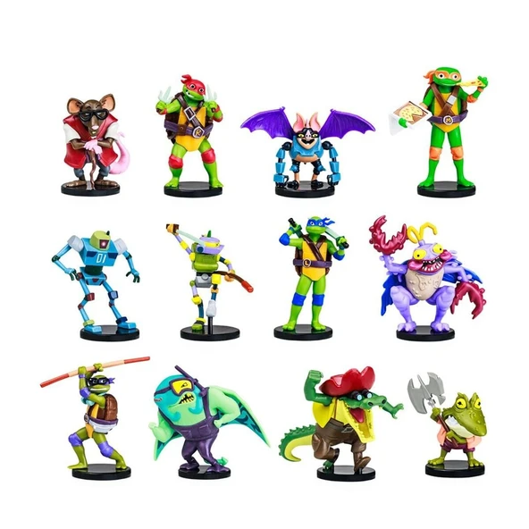 PMI NT2005 Ninja Turtles Toppeez Sürpriz Paket Display - Resim 4