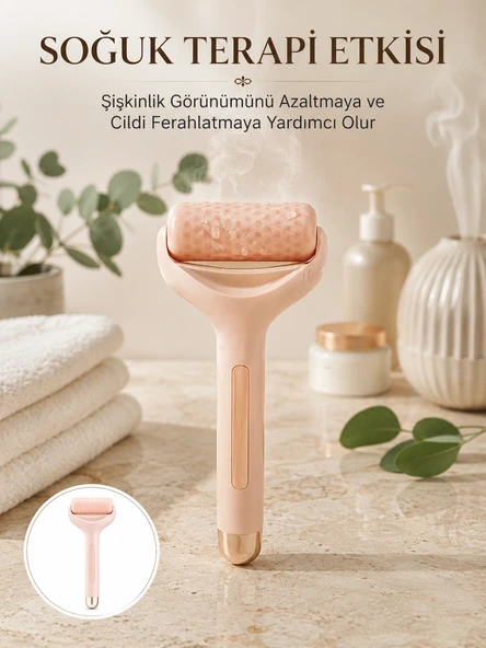 Cilt Bakımı İçin Buz Silindiri Yüz Masaj Aleti Yeni Nesil ürün görseli 1