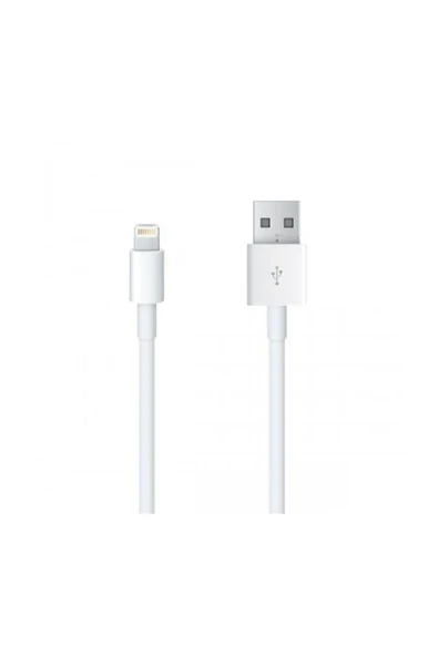 Beyaz Renkli USB Bağlantılı Cep Telefonu Şarj Kablosu İthalatçı Garantili 1 Yıl Garanti Süreli ürün görseli 1