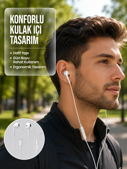 Uzaktan Kumandalı Mikrofonlu Mükemmel Ses Deneyimi Kulaklık Yeni Nesil ürün görseli 1