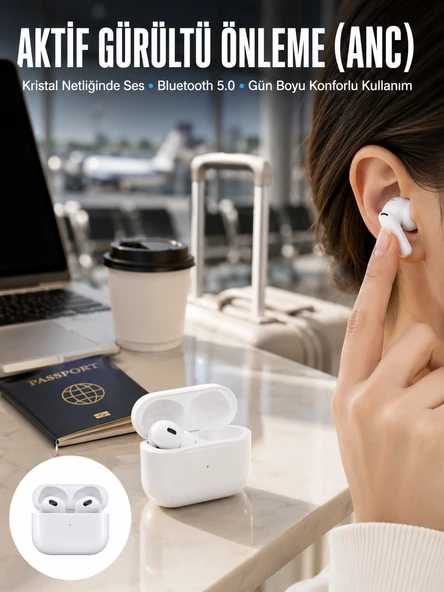 Bluetooth Kulaklık 3.Nesil Kablosuz Uzun Pil Ömrü Dokunmatik Kontrol Yeni Nesil ürün görseli 1