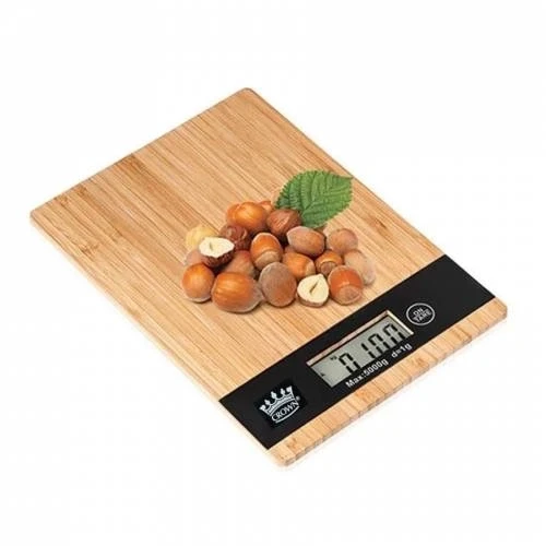 Dijital Lcd Mutfak Tartısı Terazisi 5kg Bambu Desenli ürün görseli 1
