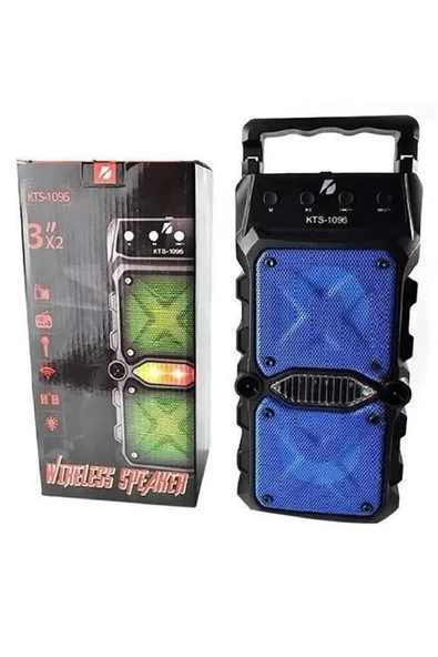 Bluetooth Hoparlör Yüksek Ses Kaliteli Büyük Boy Çift Çıkışlı Ses Bombası ürün görseli 1