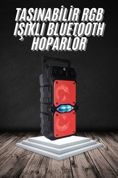 Bluetooth Hoparlör Çift Mikrofonlu Güçlü Ses Kaliteli Kesintisiz Kablosuz ürün görseli 1