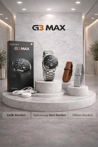 Metal Kordonlu Akıllı Saat - Nabız, Uyku Takibi, GPS ve Suya Dayanıklı Özellikler ürün görseli 1
