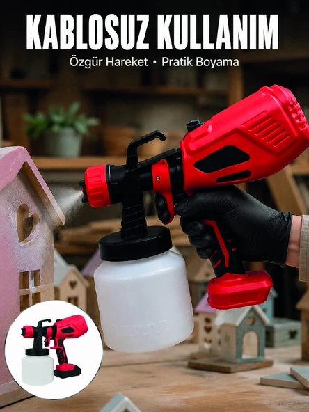 21V Güçlü Motor ile Profesyonel Boyama Performansı ürün görseli 1