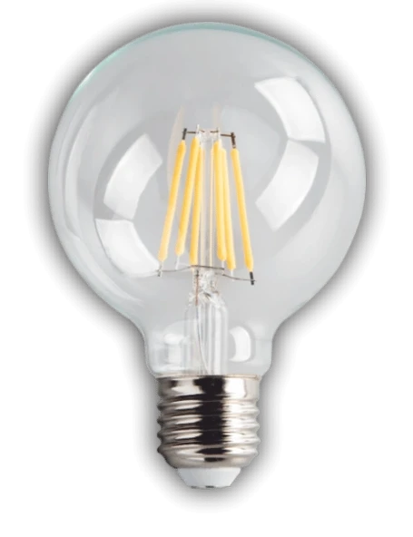 Eco Lounge 1 adet KENDAL KES506 Glop Led Rustik Ampul 6W 3200K Gün Işığı E27 Duy ürün görseli 1