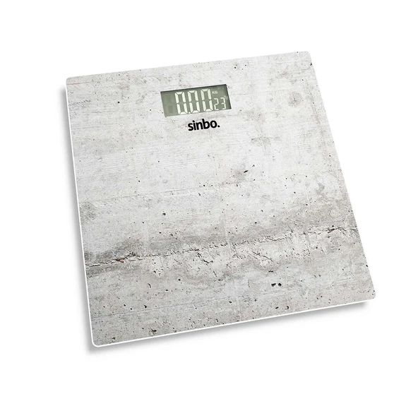Sinbo Dijital Tartı - Beyaz Renk - 180 kg Maks Kapasite - LCD Ekran ürün görseli 1