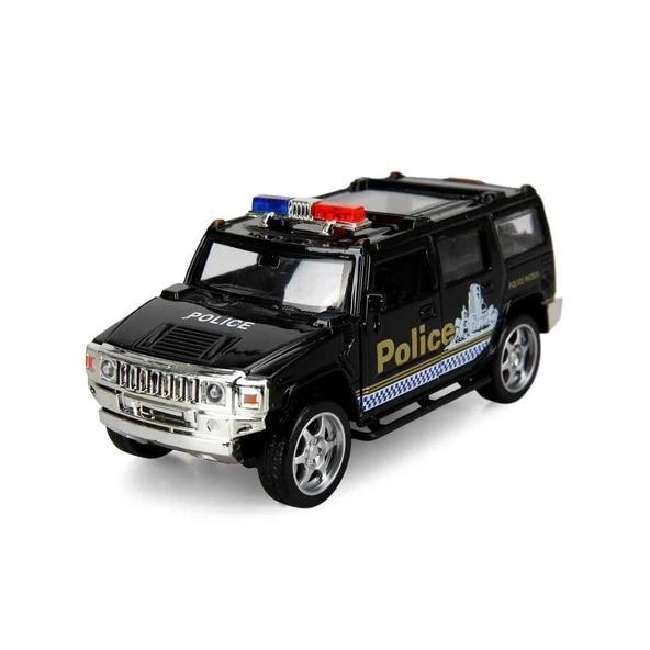 Eco Lounge Işıklı Polis Jeep Model Arabalar 12 cm - Resim 4