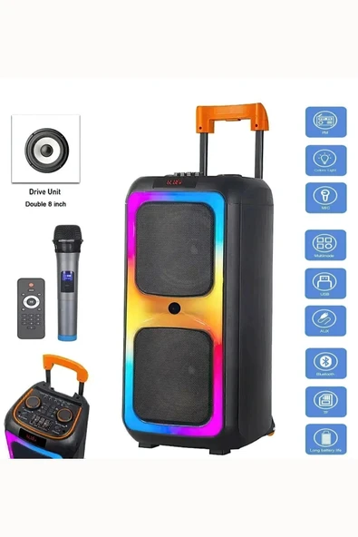 Bluetooth Hoparlör - Renk: Siyah, Özellik: Kablosuz, Dinleme Süresi: 5-10 Saat, Çoklu Bağlantı ürün görseli 1