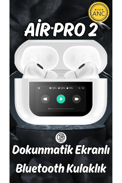 Kulak İçi Kablosuz Bluetooth Kulaklık, Dokunmatik Kontrol ve Gürültü Önleme Özellikli, Beyaz Renk ürün görseli 1