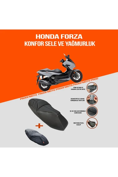 HONDA FORZA 250 Konfor Sele Ve Yağmurluk Kılıf ürün görseli 1