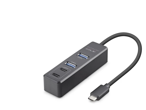 Type-c 3.2 Gen2 Hub 4 Port 10 Gbps Siyah TU1009 ürün görseli 1