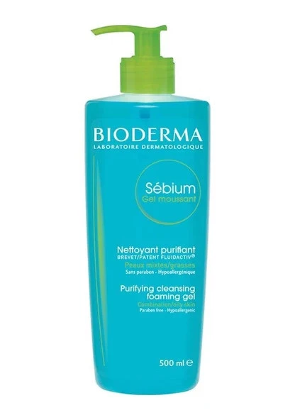 Bioderma Sebium Foaming Gel 500 ml Yüz Temizleme Jeli ürün görseli 1