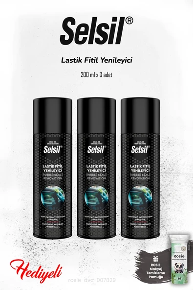 Selsil 3'lü Lastik Fitil Yenileyici 200 ml ve ROSIE ürün görseli 1