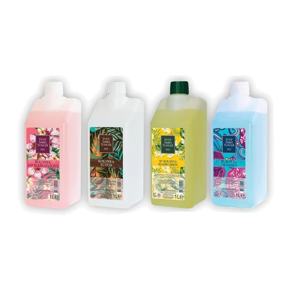 Eyüp Sabri Tuncer 4'lü Set Limon, Okyanus, Tütün, Japon Kiraz Çiçeği 1 Lt ürün görseli 1