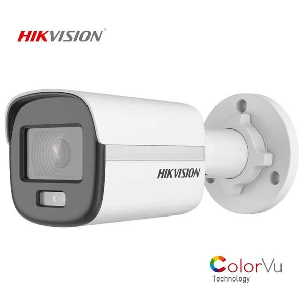 HIKVISION DS-2CE10DF0T-PF 2MP 2.8MM 20 METRE 7/24 RENKLİ COLORVU 4IN1 BULLET KAMERA ürün görseli 1