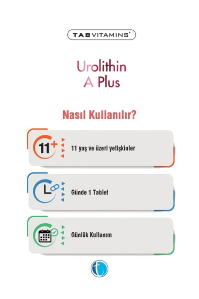 Urolithin A Plus 30 Tablet - Resim 5