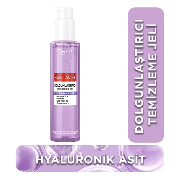 L'Oréal Paris Revitalift Dolgunlaştırıcı Temizleme Jeli 150ml - Hyaluronik Asit ürün görseli 1