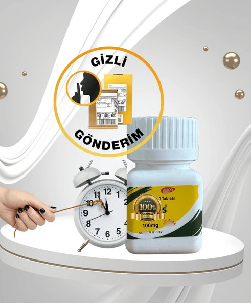 100mg 30'lu Tablet Erkeklere Özel Gecıkmeye Etkili uzun süre performansa Destek Sertlestırıcı7 3Çi_alış Gizlipaketleme ürün görseli 1