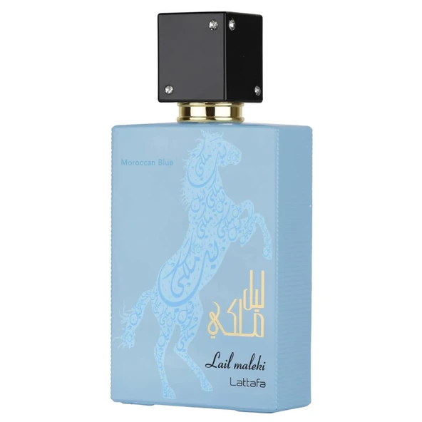 Lattafa Lail Maleki Morrocan Blue EDP 100 ml Erkek Parfümü ürün görseli 1
