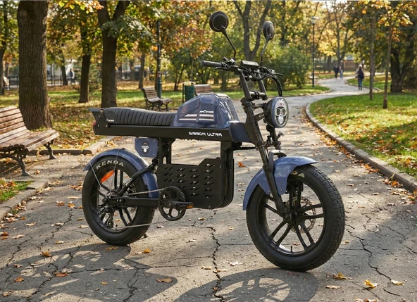 Ape Ryder Gibbon Ultra Pro 1000 W Elektrikli Bisiklet Mavi ürün görseli 1