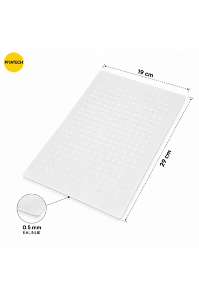 Yanmaz Silikon Kaymaz Seperatör Pedi 29x19 Cm 300 Derece Isıya Dayanıklı Çok Amaçlı Mat ürün görseli 1