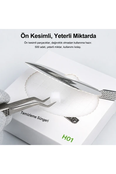 Ön Kesimli Mikro Temizlik Süngeri (500 Adet) ürün görseli 1