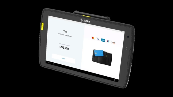 ZEBRA ET40AB-001C1B0-TR Dayanıklı Tablet, 10.1" WUXGA Ekran, WiFi 6, SE4100 Tarayıcı, 4GB RAM/64GB, 5MP/13MP Kameralar, ürün görseli 1