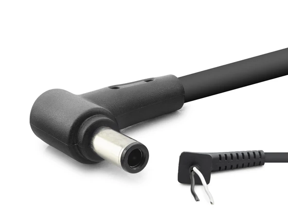 Laptop Adaptör Dc Jack Kablosu 6.0x3.7 Mm L Tip 1.2 M 200 W HDX5575 ürün görseli 1