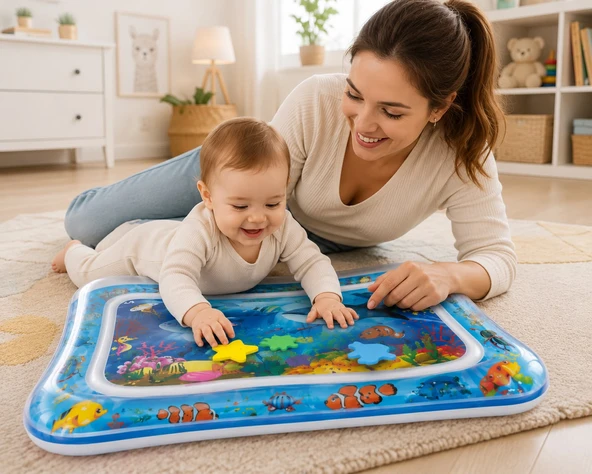 Karın Üstü Egzersiz Bebek Su Oyun Matı ürün görseli 1