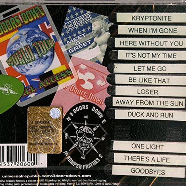 3 Doors - Down The Greatest Hits - CD ( Plak Değildir ) - Resim 2