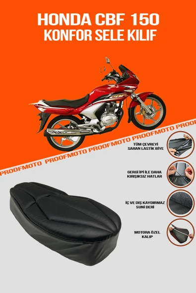 HONDA CBF 150 Konfor Sele Kılıfı ürün görseli 1